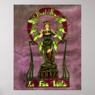 Affiche de fée d'absinthe