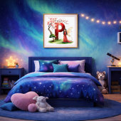 Affiche de fée d'arbre de bonsaï de la lettre P Ja