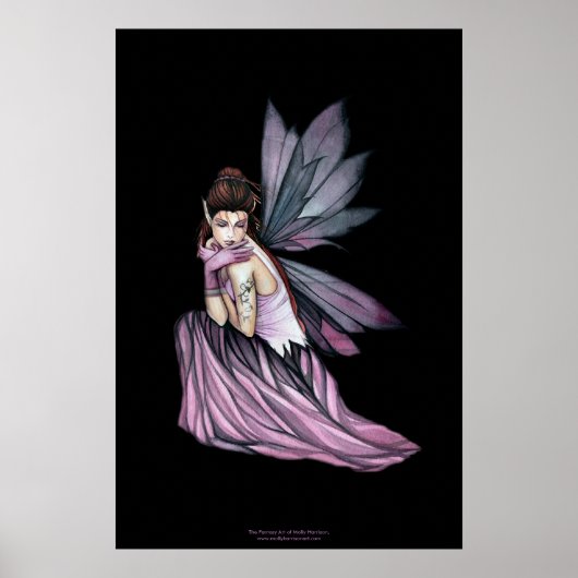Affiche de fée gothique Beaufitul par Molly Harris (Devant)