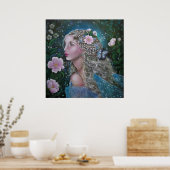 Affiche de fée rose sauvage (Cuisine)