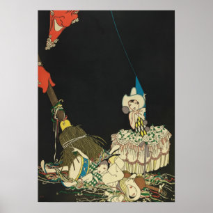 Affiche de femme de cirque Art Déco vintage – anné