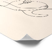 Affiche de femme enceinte, papier de valeur (mat), (Coin)