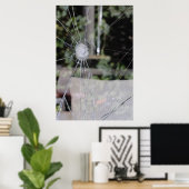 Affiche de fenêtre brisée (Bureau à domicile)