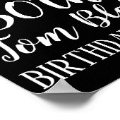 affiche de fête d'anniversaire 50e 40e 30e (Coin)