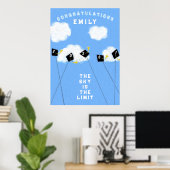 Affiche de fête de fin d'études (Bureau à domicile)
