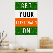 Affiche de fête de la Saint-Patrick (Cuisine)