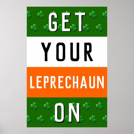 Affiche de fête de la Saint-Patrick (Devant)
