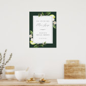 Affiche de Fête de Mariage Botanique Lemons Main S (Cuisine)