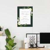 Affiche de Fête de Mariage Botanique Lemons Main S (Bureau à domicile)