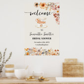 Affiche de Fête des mariées de thé de bienvenue po (Cuisine)