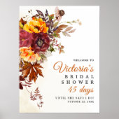 Affiche de Fête des mariées thématique d'automne (Devant)