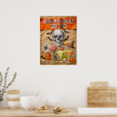 Affiche de fête d'Halloween (Cuisine)