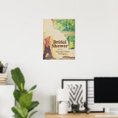 Affiche de fête prénuptiale Texas Bride in Boots (Bureau à domicile)