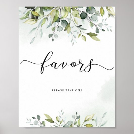 Affiche de feuillage d'eucalyptus S'il vous plaît  (Devant)