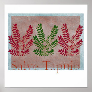 Affiche de feuille de Tapuio d'onguent