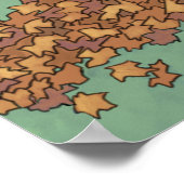 Affiche de feuilles d'automne (Coin)