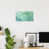 Affiche de feuilles de palmier de plante verte dou (Bureau à domicile)
