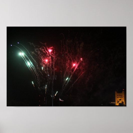 Affiche de Feux d'Artifice (Devant)