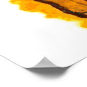 affiche de fille hipster (Coin)