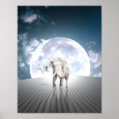 Affiche de fille Imaginaire Elephant Moon (Devant)