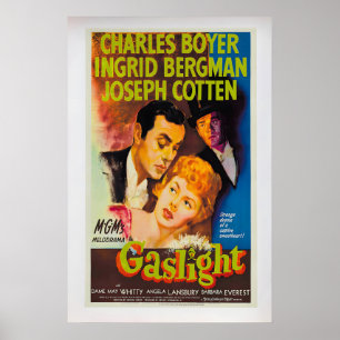 Affiche de film classique vintage Gaslight 1