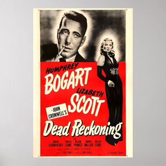 Affiche de film Dead Reckoning 1946 PRINT A5-A1 40 (Devant)