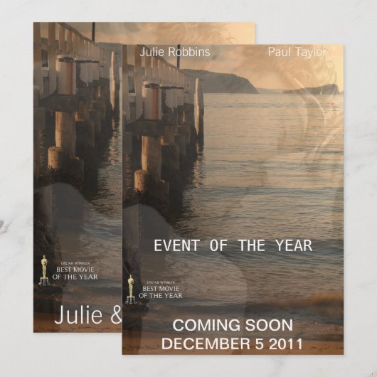 Affiche de Film Invitation (Devant / Derrière)