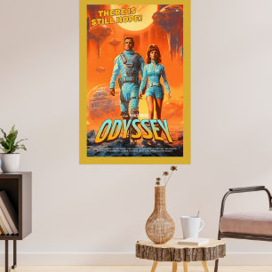 Affiche de film rétro Alien Sci-Fi inspirée pour l
