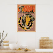 Affiche de film soviétique Lightning Master (1925, (Cuisine)