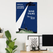 Affiche de films de guerre (Bureau à domicile)