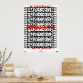 Affiche de fin d'année "LE RAPPORT" [6695670] (Cuisine)