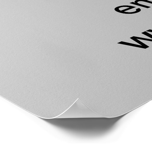 Affiche de fin de saison de vente Business Grey (Coin)