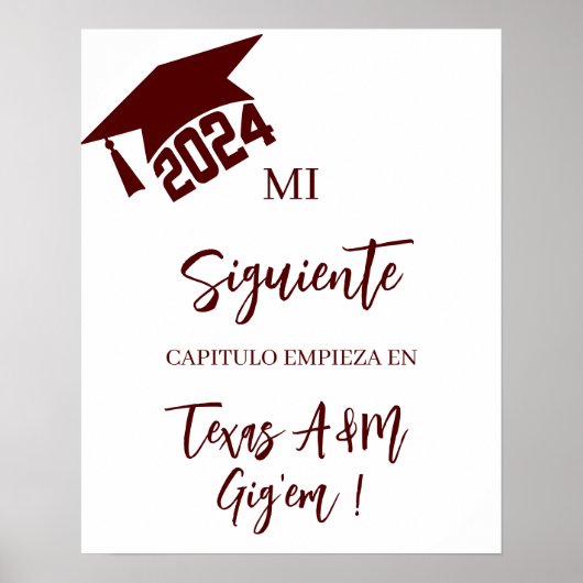 Affiche de fin d'études 2024 (Devant)