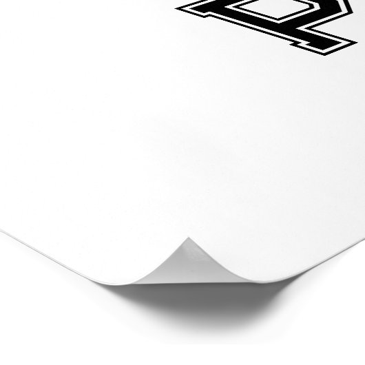 Affiche de fin d'études dentaires (Coin)