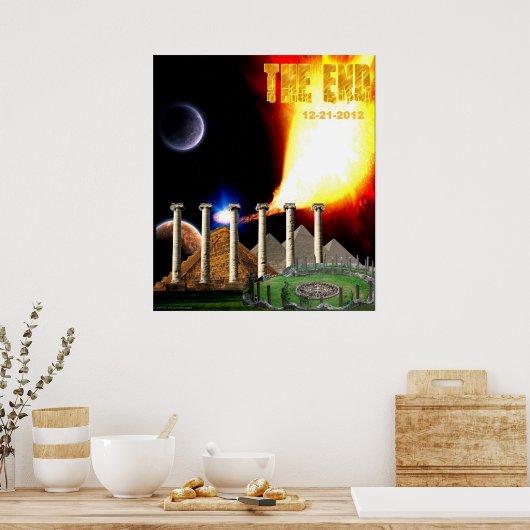 Affiche de fin du calendrier maya (Cuisine)