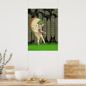 Affiche de Flapper des années 1920 – Femme Art Déc (Cuisine)