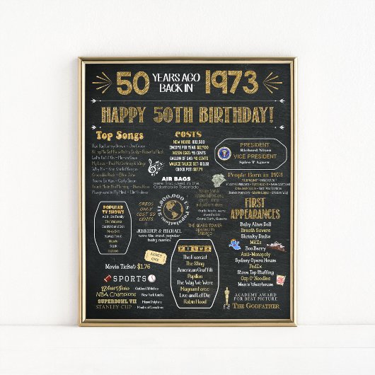 Affiche de Flashback pour le 50e anniversaire
