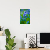 Affiche de fleur de jacinthe des bois (Bureau à domicile)