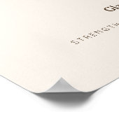 Affiche de fleur de naissance Gladiolus (Coin)