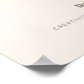 Affiche de fleur de naissance jonquille (Coin)