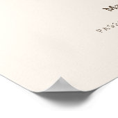 Affiche de fleur de naissance Marigold (Coin)