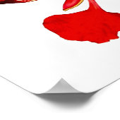 Affiche de fleur de Poinciana royale (Coin)