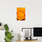 Affiche de fleur de rose jaune (Bureau à domicile)