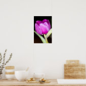 Affiche de fleur de tulipe violette (Cuisine)