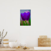 Affiche de fleur de tulipe violette (Cuisine)