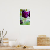 Affiche de fleur de tulipe violette (Cuisine)