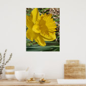 Affiche de fleur jaune (Cuisine)