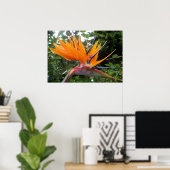 Affiche de fleurs (Bureau à domicile)