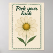 Affiche de fleurs botaniques | Impression florale (Devant)
