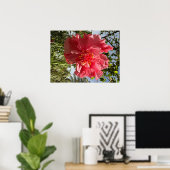 Affiche de fleurs Hibiscus @3dudes1life (Bureau à domicile)